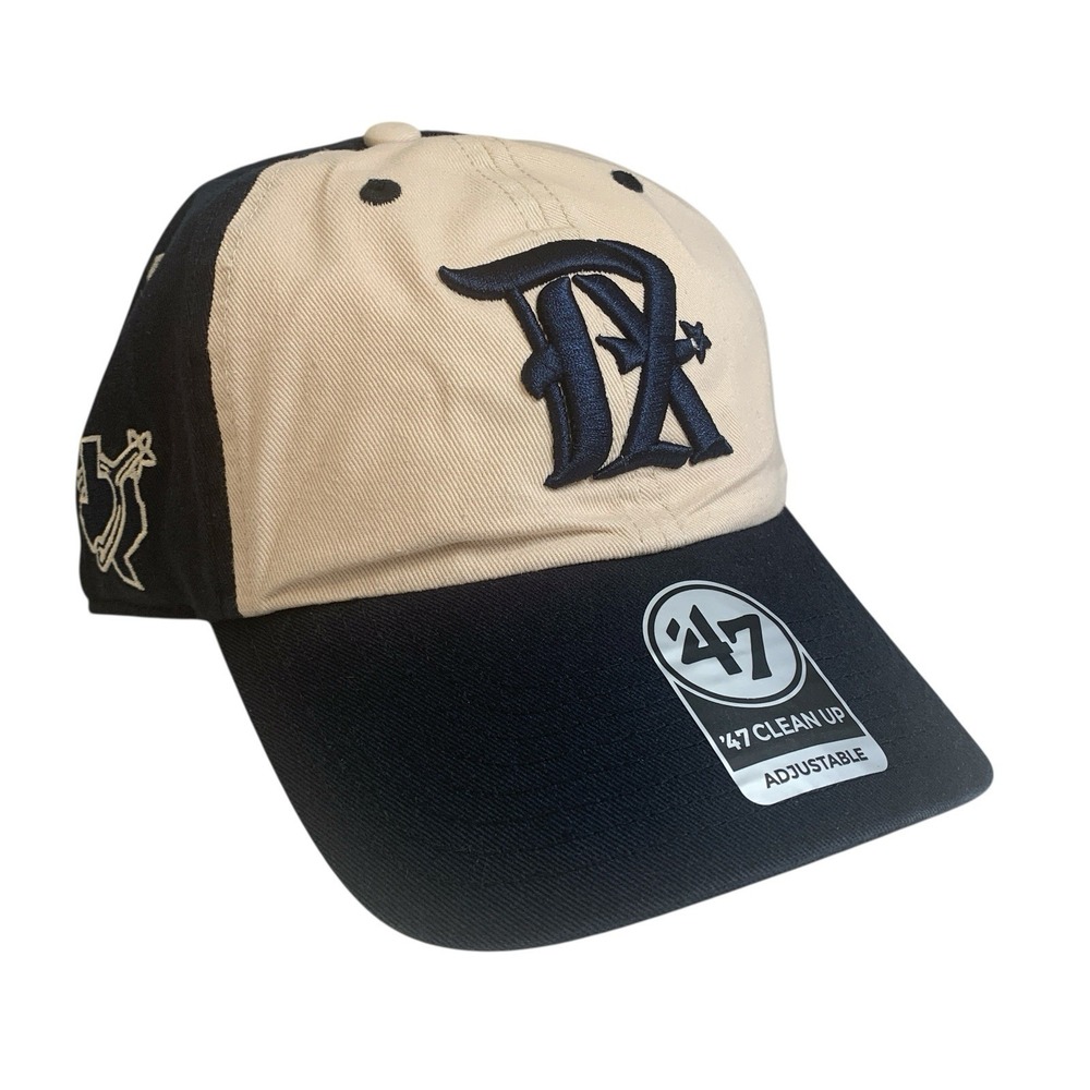 Texas Rangers '47 Brand City Connect Navy Cream  Clean Up Adjustable Hat Cap